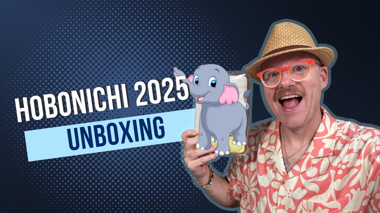My 2025 Hobonichi Unboxing +  Mini Flip Through  (A Dude's Craft Room)