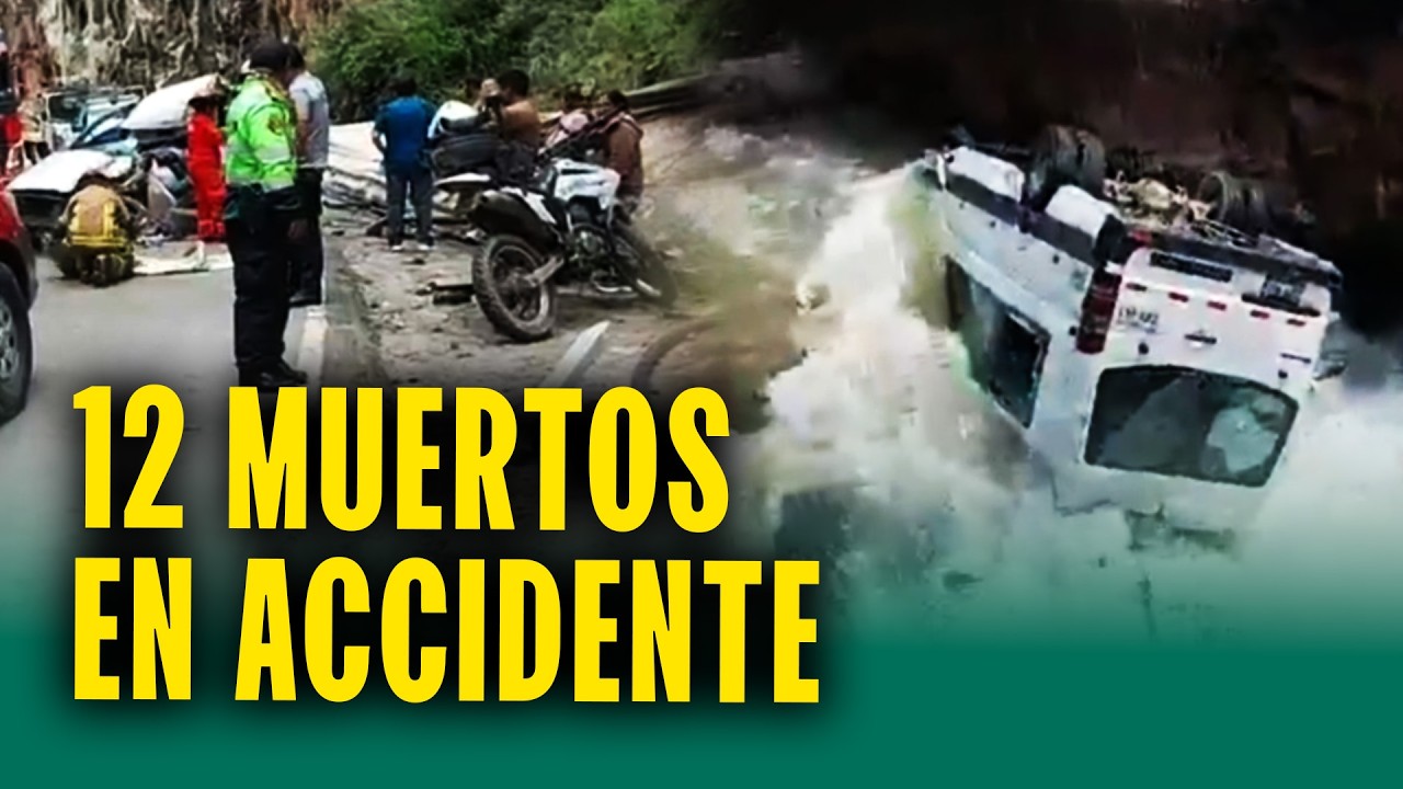 Rescatan 14 cuerpos tras triple choque en Huarochirí: Minibus cae al río tras mortal accidente