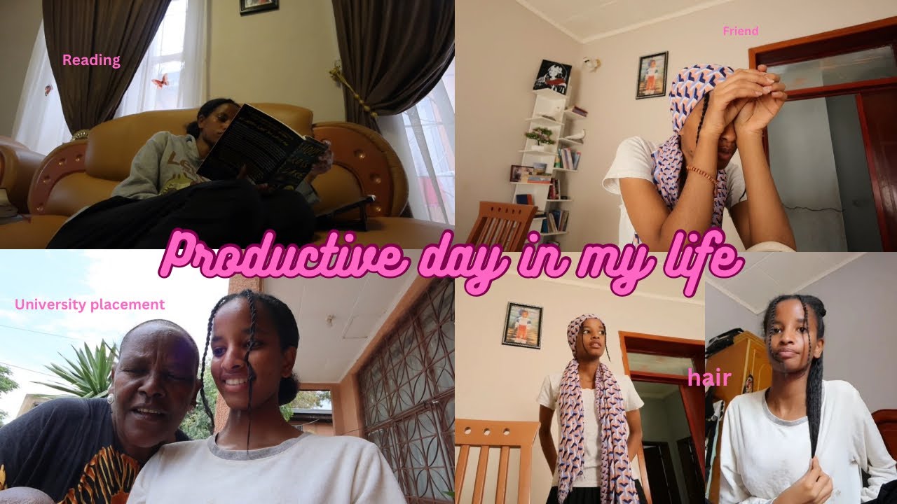 Productive day in my life|  friend, university placement, reading 💞🌸