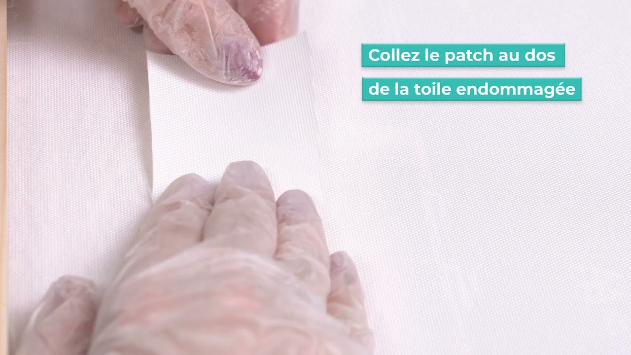 Comment r&eacute;parer une toile d&eacute;chir&eacute;e | MONOEUVRE.fr