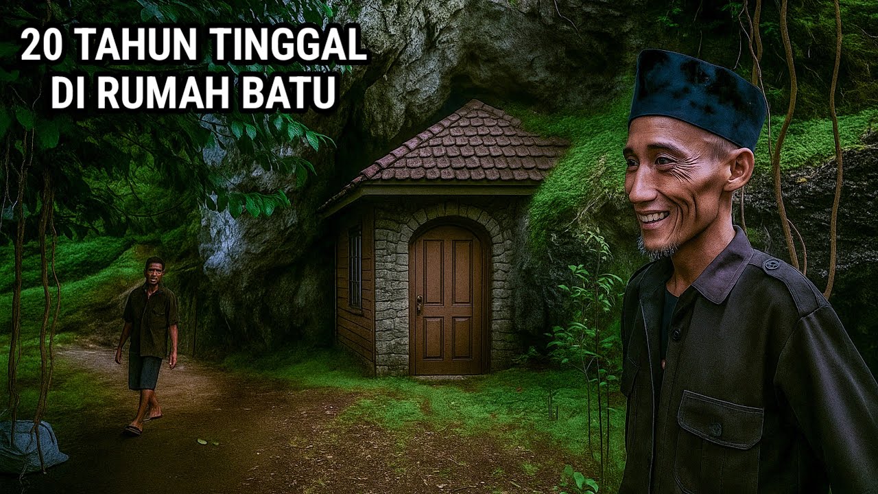 15 TAHUN HIDUP SENDIRI DI RUMAH BATU TERSEMBUNYI DI TENGAH HUTAN