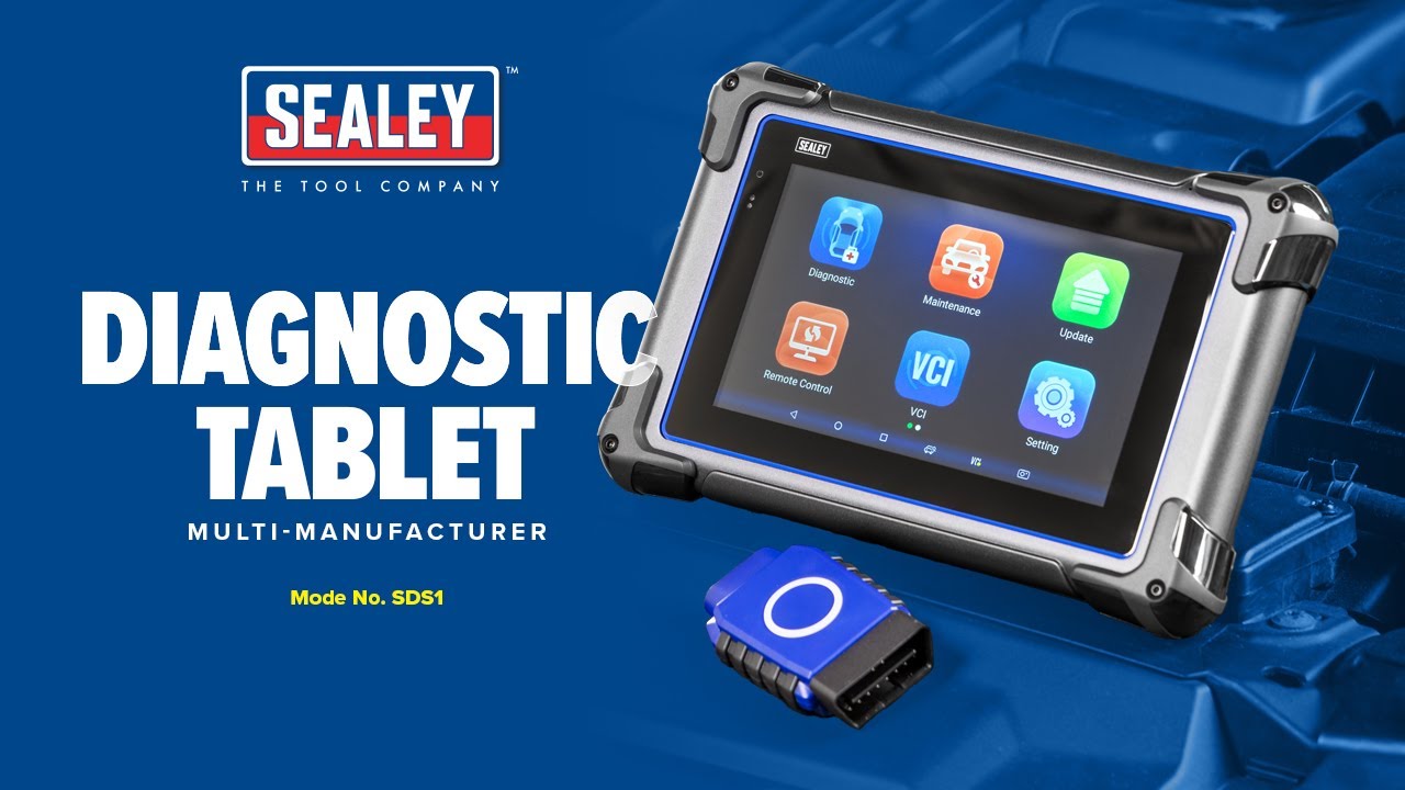 SEALEY SDS1 Diagnostic Tablet | Multi-Manufacturer Vehicle Diagnostics Made Easy