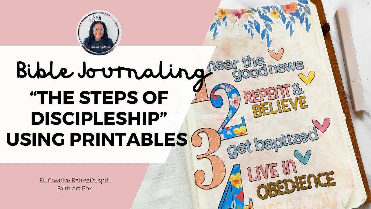 How I use printables in my journaling bible | Creative Retreat Kits | Interñeaved Bible