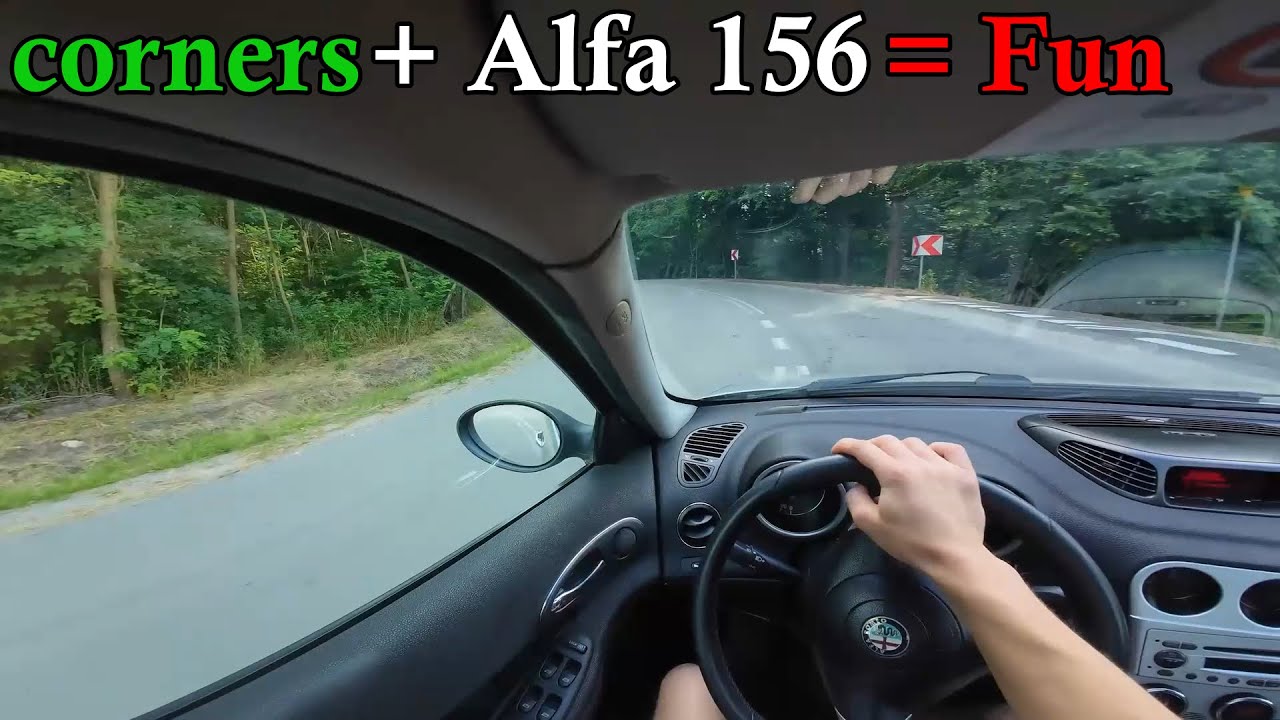 Enjoying old Alfa Romeo 156 1.9jtd POV