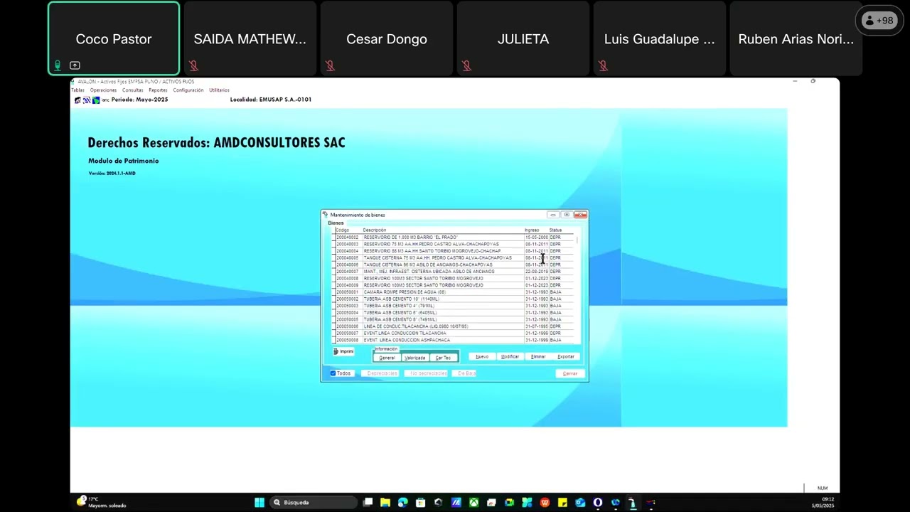 Reunión Actualización de Logística y Patrimonio Versión 2024 1 1