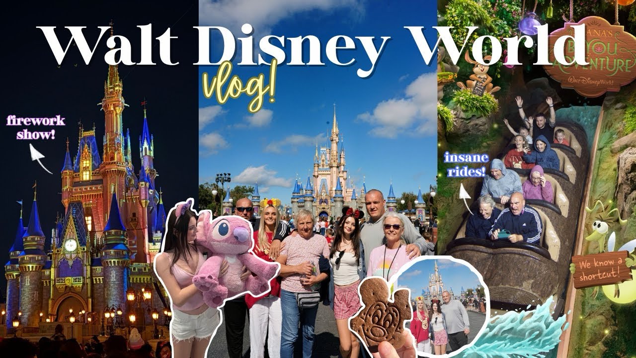 a day at DISNEY WORLD VLOG! trying foods, crazy rides, funny bloopers and shopping!! 🏰🐭