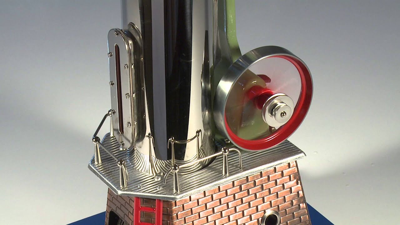 Wilesco D455 Steam Engine vertical