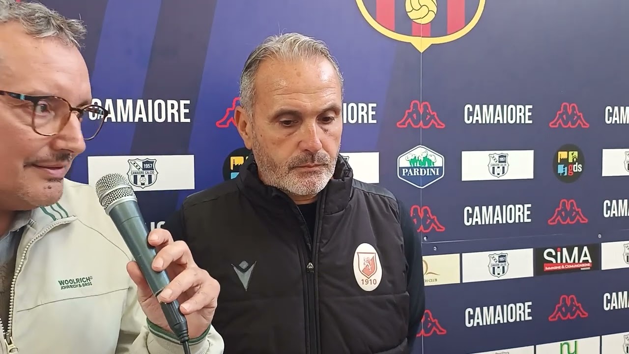 Rizzolo nel dopo gara di Camaiore - Orvietana 2-2