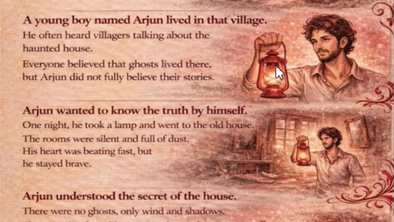 The Mystery Of The Old House | How to read English  | English reading practice | English learning ||