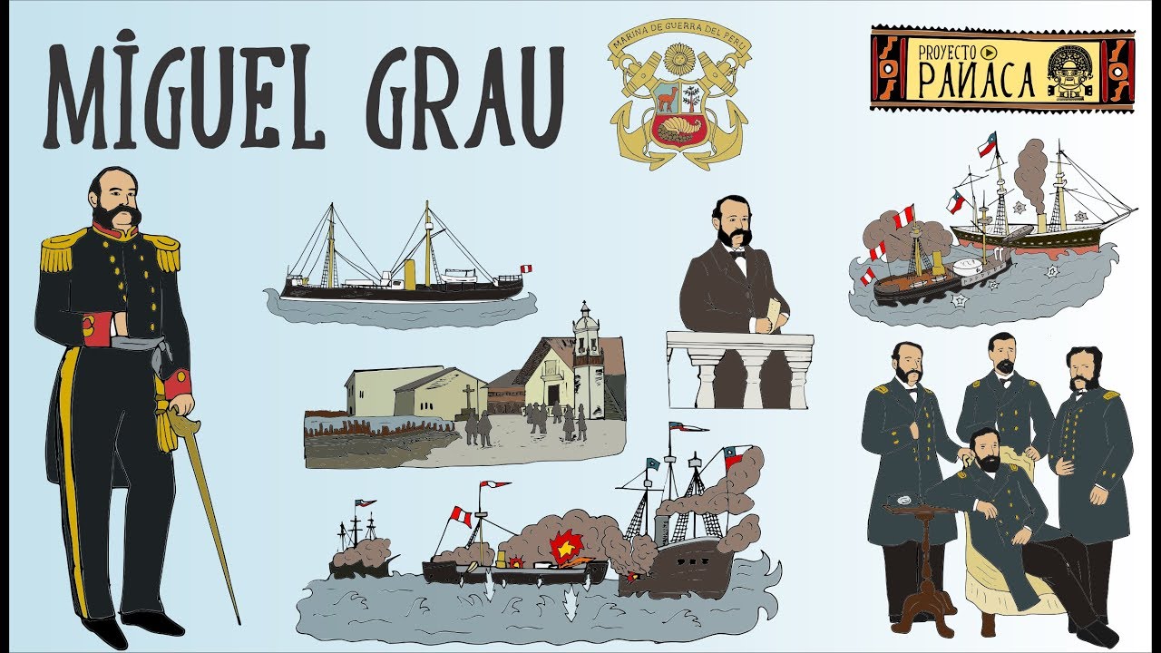 Biograf&iacute;a de Miguel Grau | Combate de Angamos | Guerra con Chile