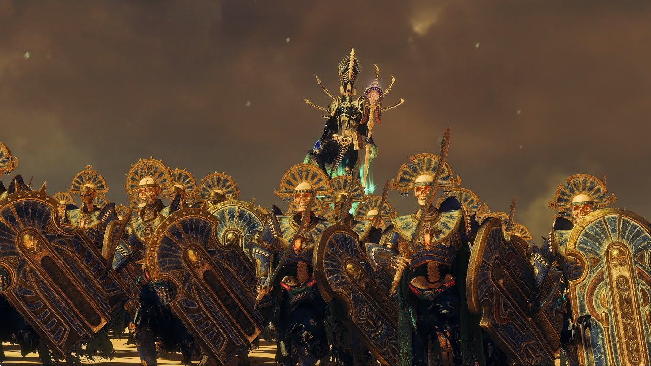 Return of Nagash - Tomb Kings vs Nagash - Huge Cinematic Battle - Total War Warhammer 2
