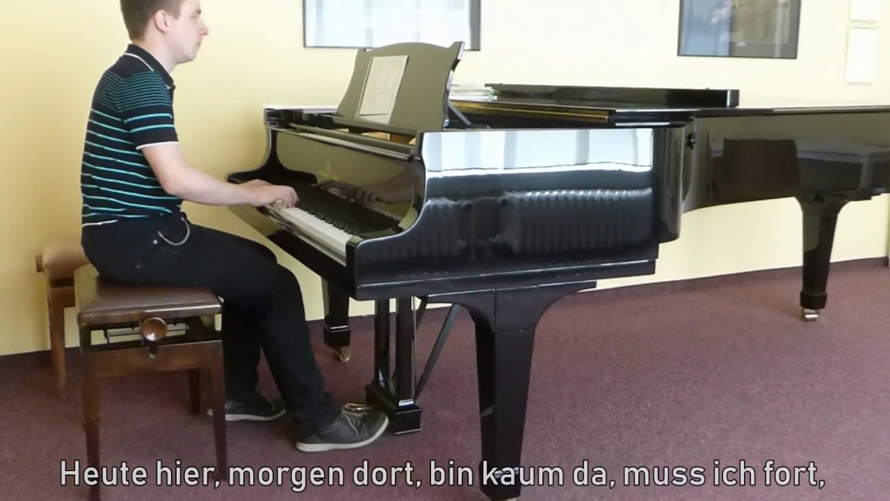 Heute hier, morgen dort - Hannes Wader/orig.: Gary Bolstadt (Klavier/Instrumental Cover)