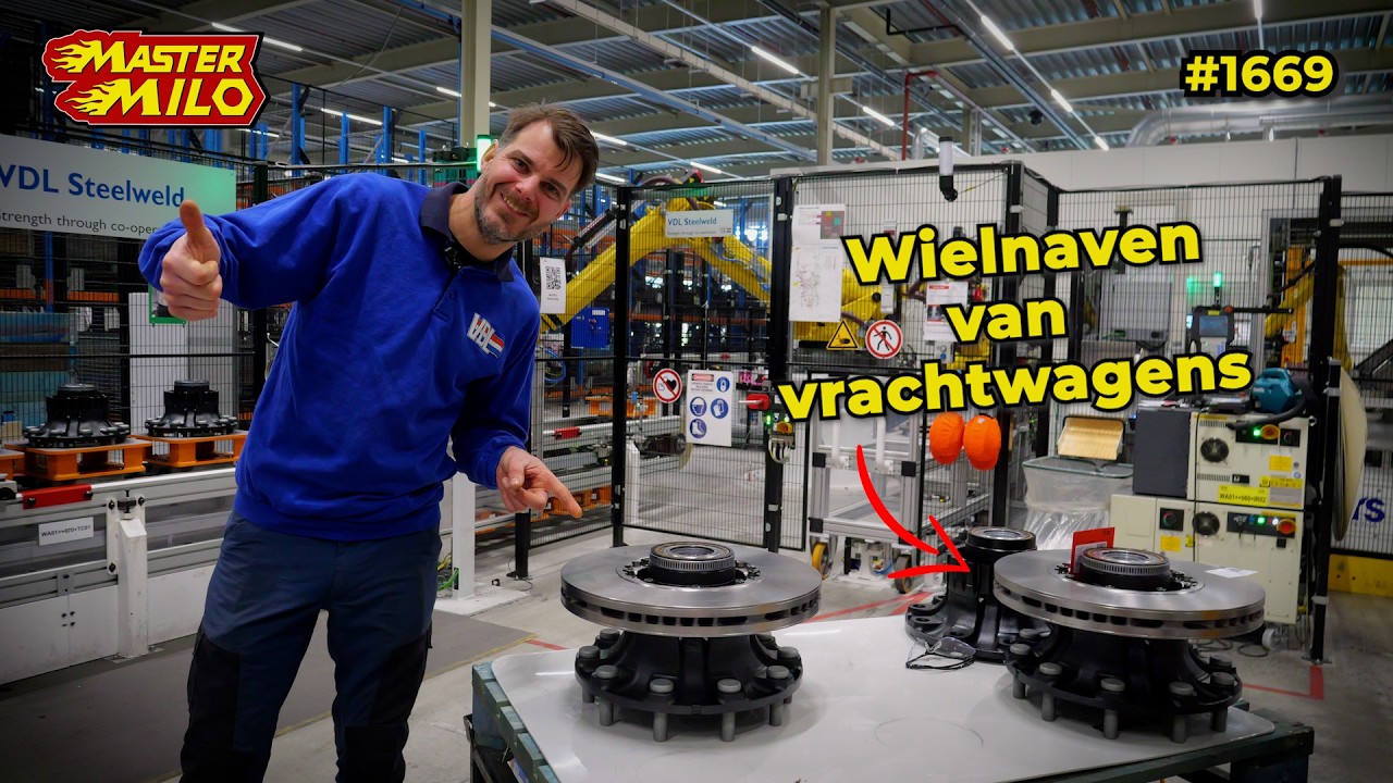 Hoe worden WIELNAVEN van VRACHTWAGENS geproduceerd bij VDL ? #1669