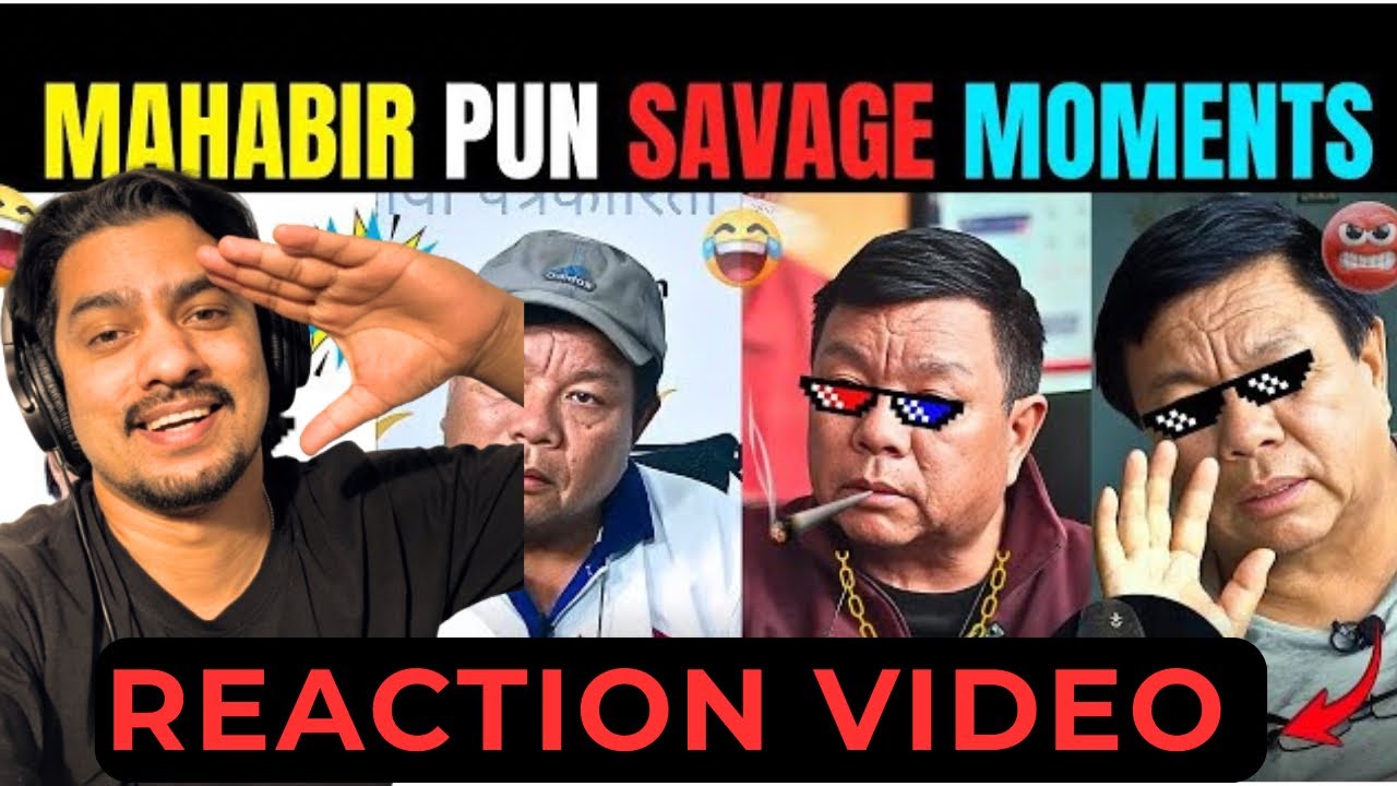 MAHABIR PUN thug life moments reaction video  barista arjun #baristaarjun79 #mahabirpun 