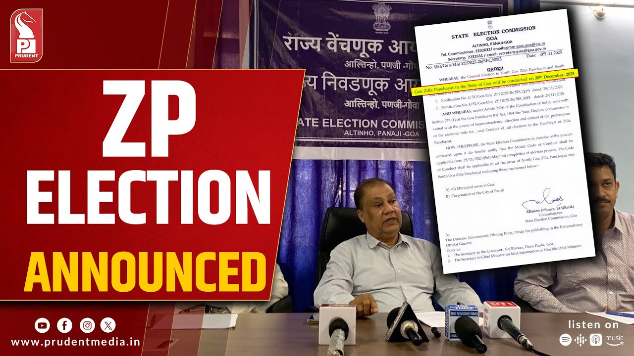 SEC Announces Schedule for Zilla Panchayat Elections; CoC Comes Into Force