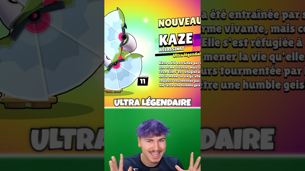 OBTIENT KAZE GRATUITEMENT !! #brawlstars