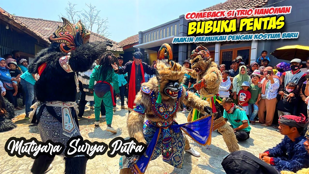 BARU🌟 BUBUKA PENTAS  COMEBACK TRIO HANOMAN MEMUKAU DENGAN KOSTUM BARU ❗❗ KUDA LUMPING MSP🔥BARGOLA TV