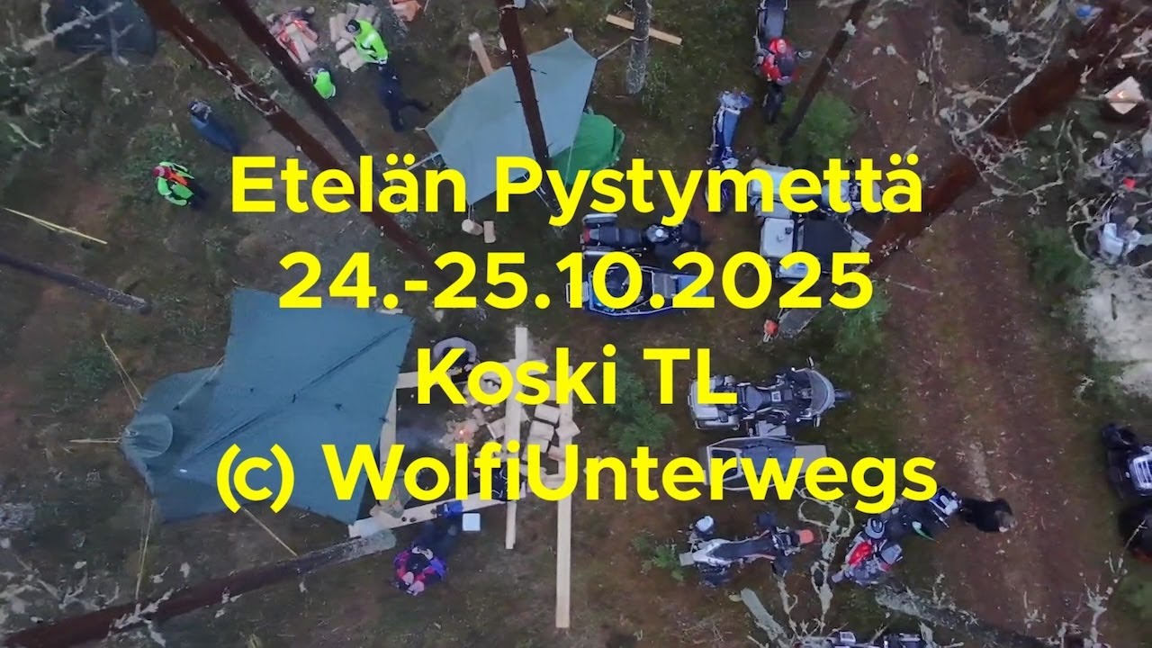 Etelän Pystymettä 24.-25.10.2025, Koski TL (with the usual gang)