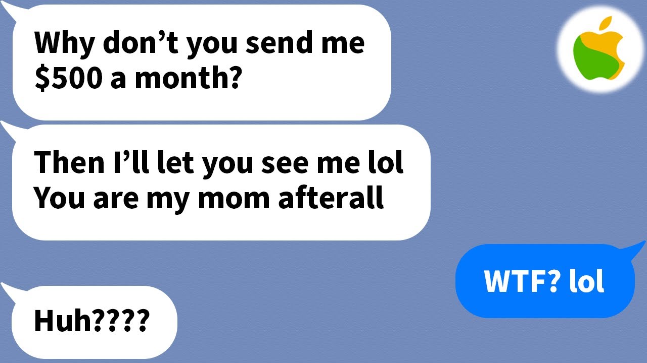 【Apple】 After having my marriage ruined years ago by my daughter, she's come back asking for money