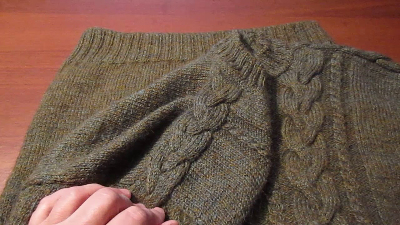 Женский пуловер из Российского твида- что с ним случилось.