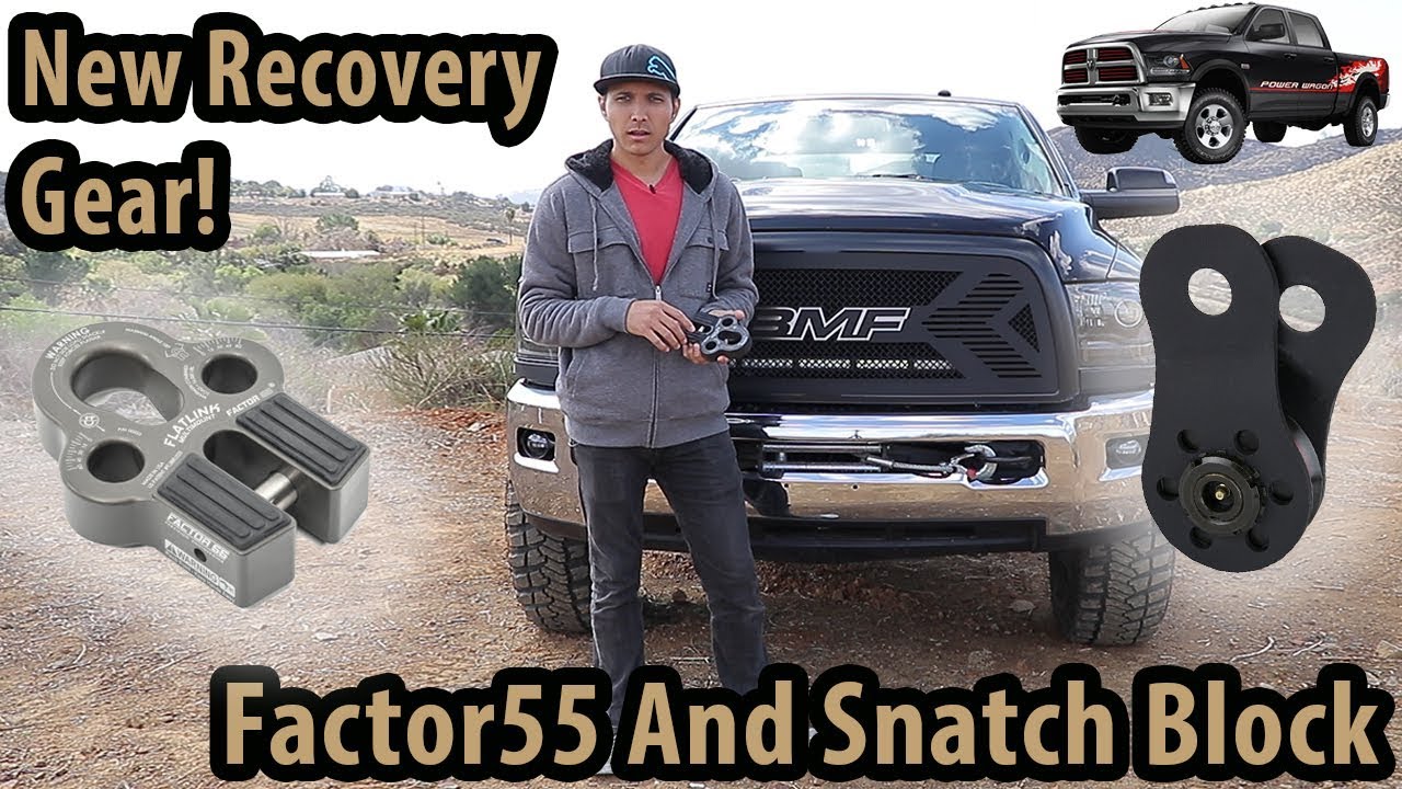 Factor55 Flatlink Multi-Mount and Tuff Stuff Snatchblock: New Recovery Gear!