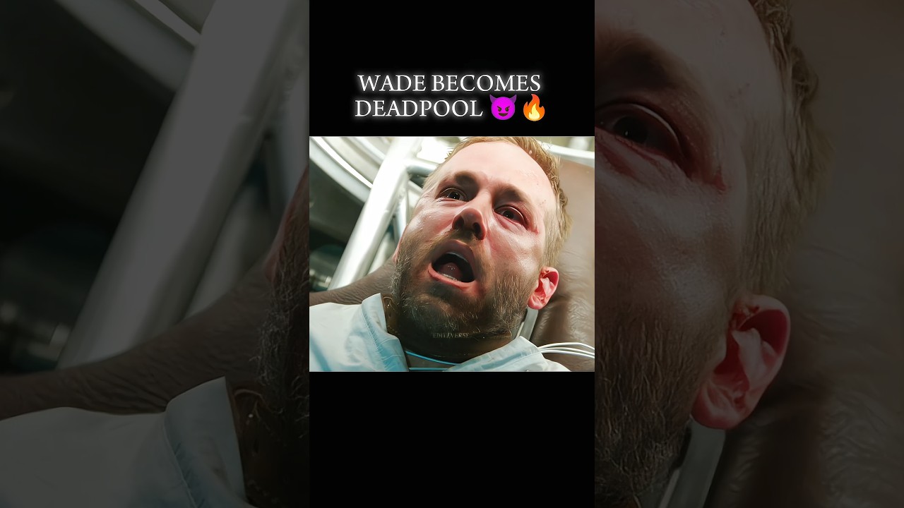 How Wade wilson become Deadpool ( mutant )😈😎🔥#shorts #mcu