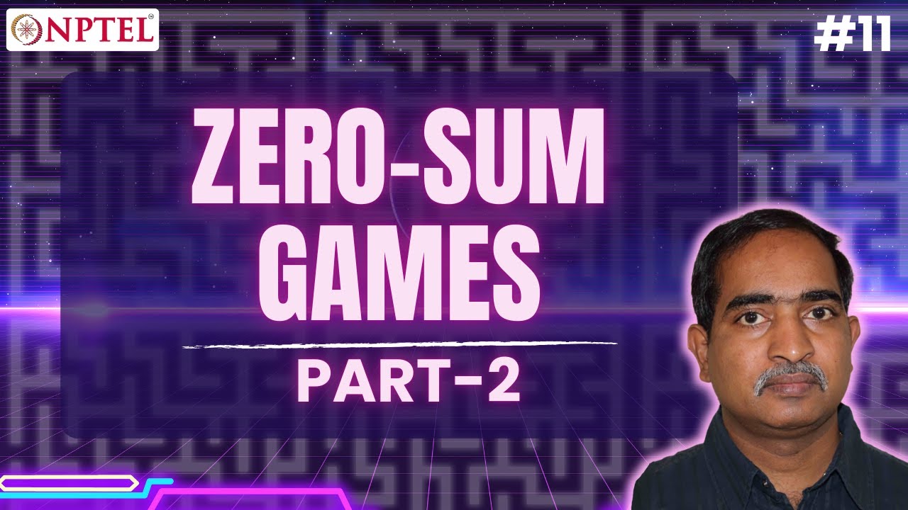 #11 Zero Sum Games | Saddle Point Equilibria & the Minimax Theorem | July 2019 Game Theory