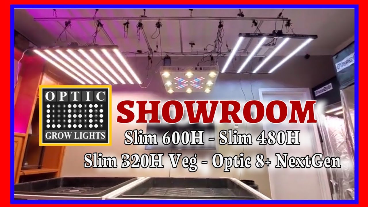 Optic LED Showroom - Slim 600H - Slim 480H - Slim 320H Veg - Optic 8+ NextGen + Touchscreen