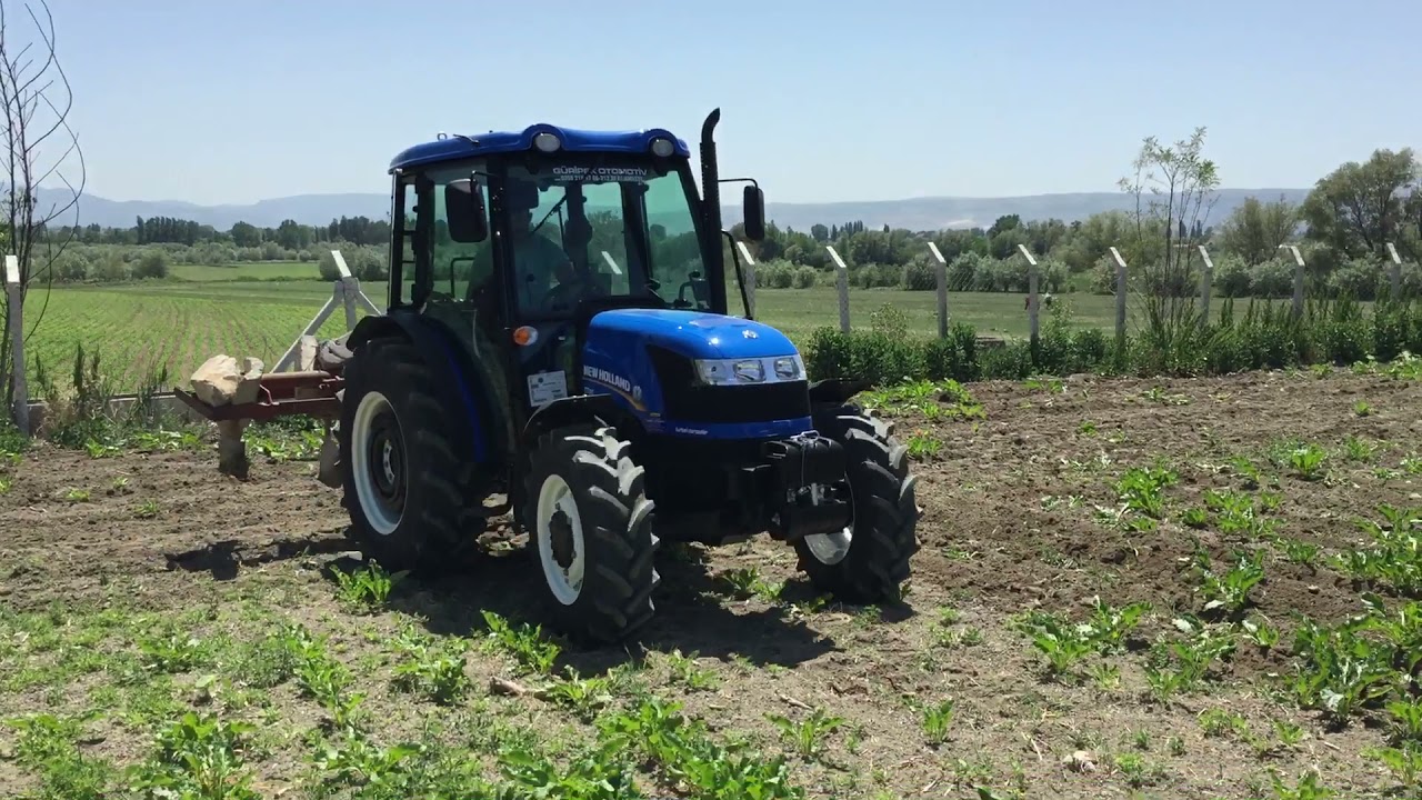 New Holland TT 55 Pancar karık işlemi