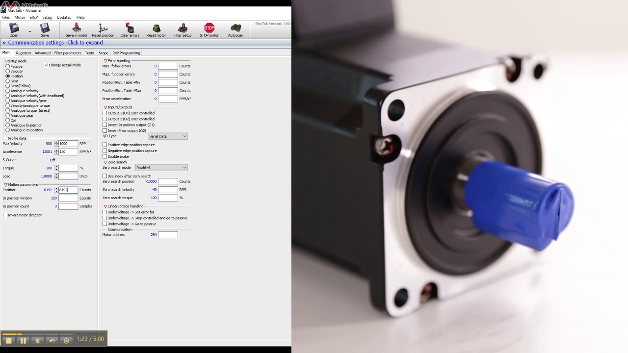 JVL Integrated Servo Motor