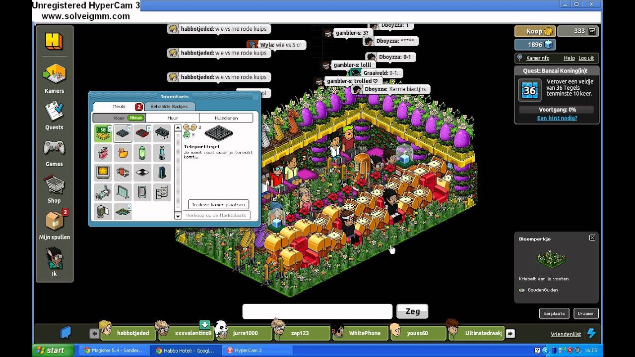 Graaiveld paalt 1v1 staaf High Gamble : Goudengulden Rang : Elite habbo nl
