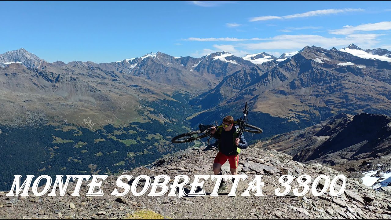 Monte SOBRETTA Cima Nord 3300mt, MTB Valfurva Passo del Gavia
