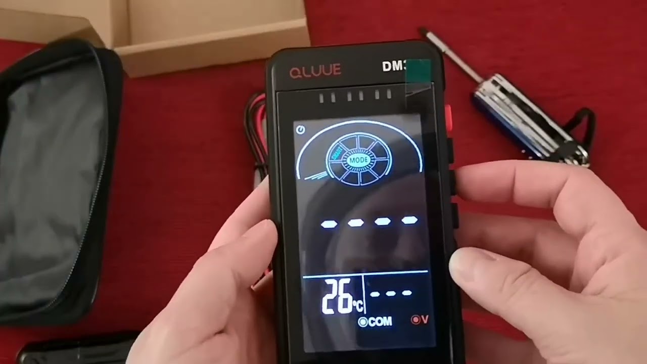 QLUUE Multimetro Digitale 6000 Conti Voltmetro, Multimetro digitale, automatico, ma da capire bene!