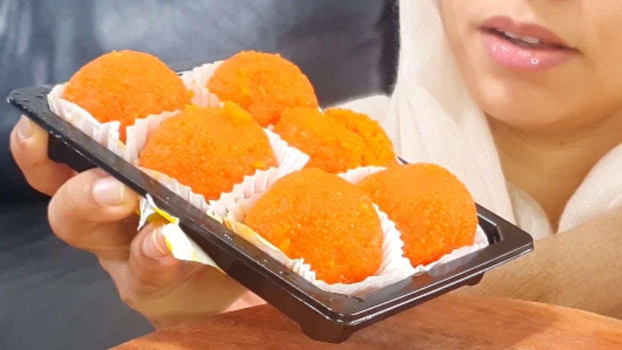ASMR Eating Bondi Ladoo | No Talking |Muni Eats ASMR