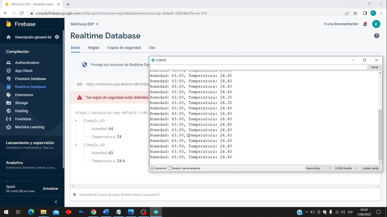 ESP32-ESP8266: Comunicacion con Firebase - DHT11 | CURSO IOT