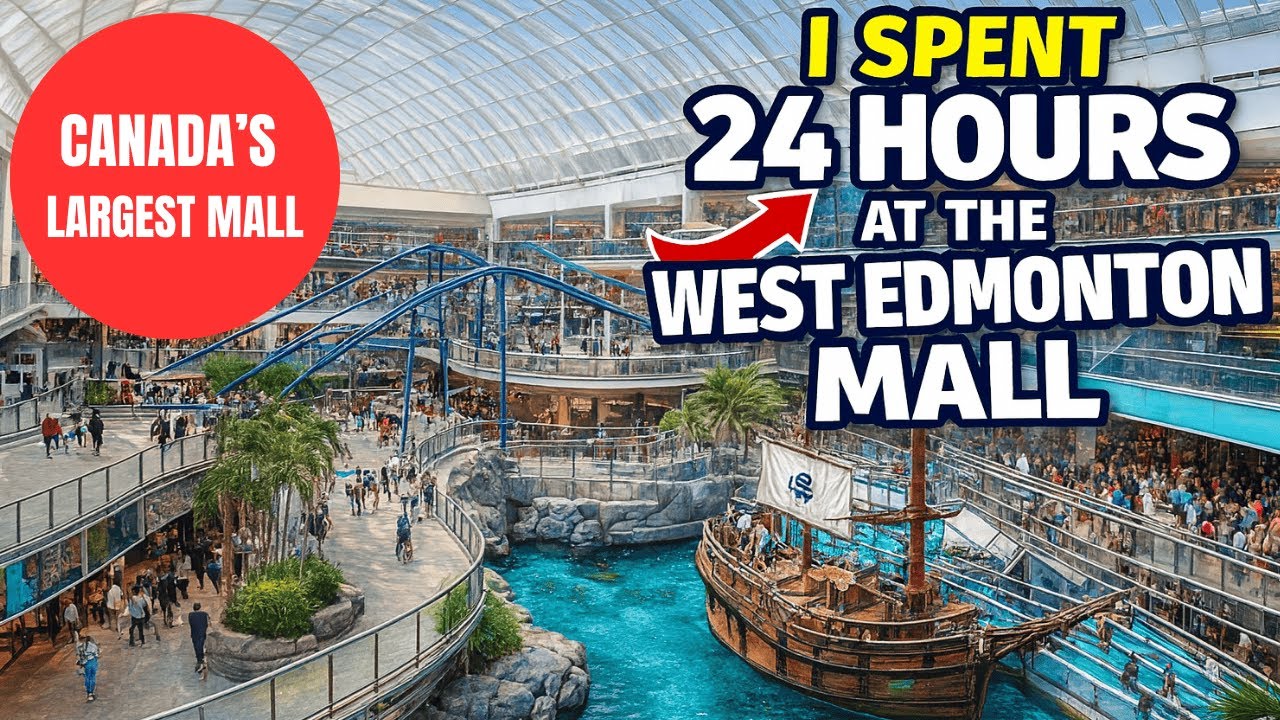 Я провел 24 часа в торговом центре West Edmonton Mall