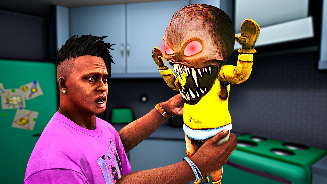 Я нашел ребенка в желтом в GTA 5!