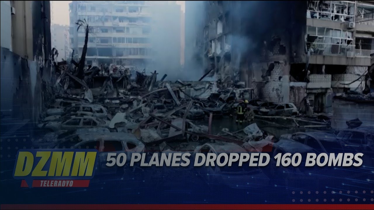 Israel drops 160 bombs in Lebanon, Philippine Embassy tells OFWs to stay indoors | DZMM TeleRadyo