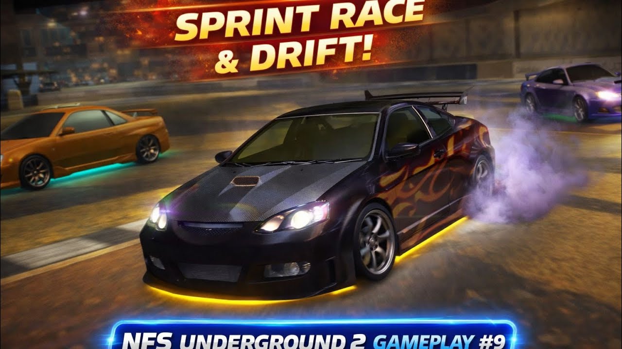 Acura RSX Sprint Race & Drift Domination! 🔥 NFS Underground 2 Gameplay #9
