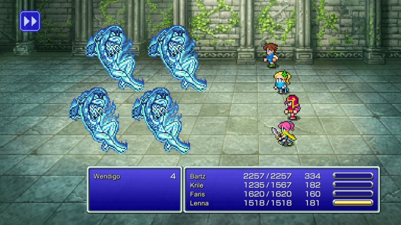 Final Fantasy V Pixel Remaster - Wendigo Boss Battle
