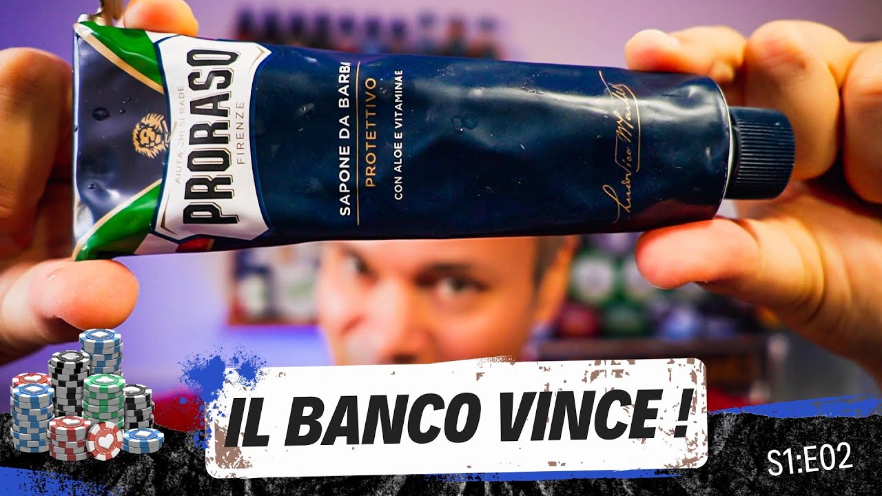 Crema da barba Proraso linea Blu con Rasoio di Sicurezza Parker Variant | Il banco vince S1:E02
