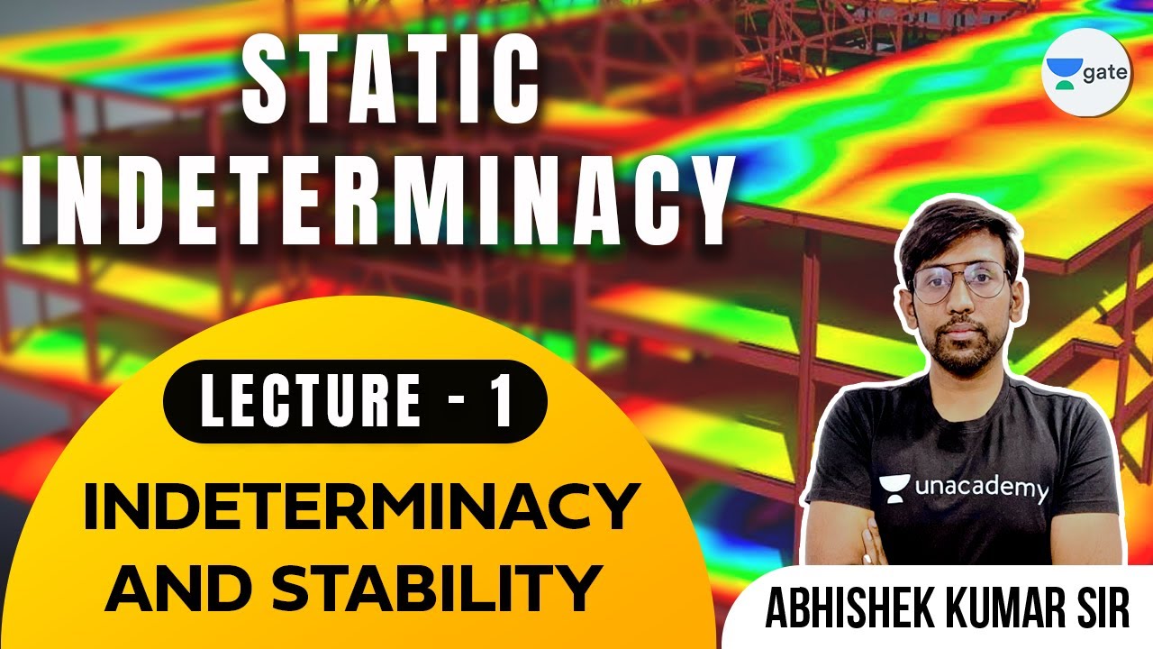 Static Indeterminacy | L - 1 | Indeterminacy and Stability | Abhishek Sir