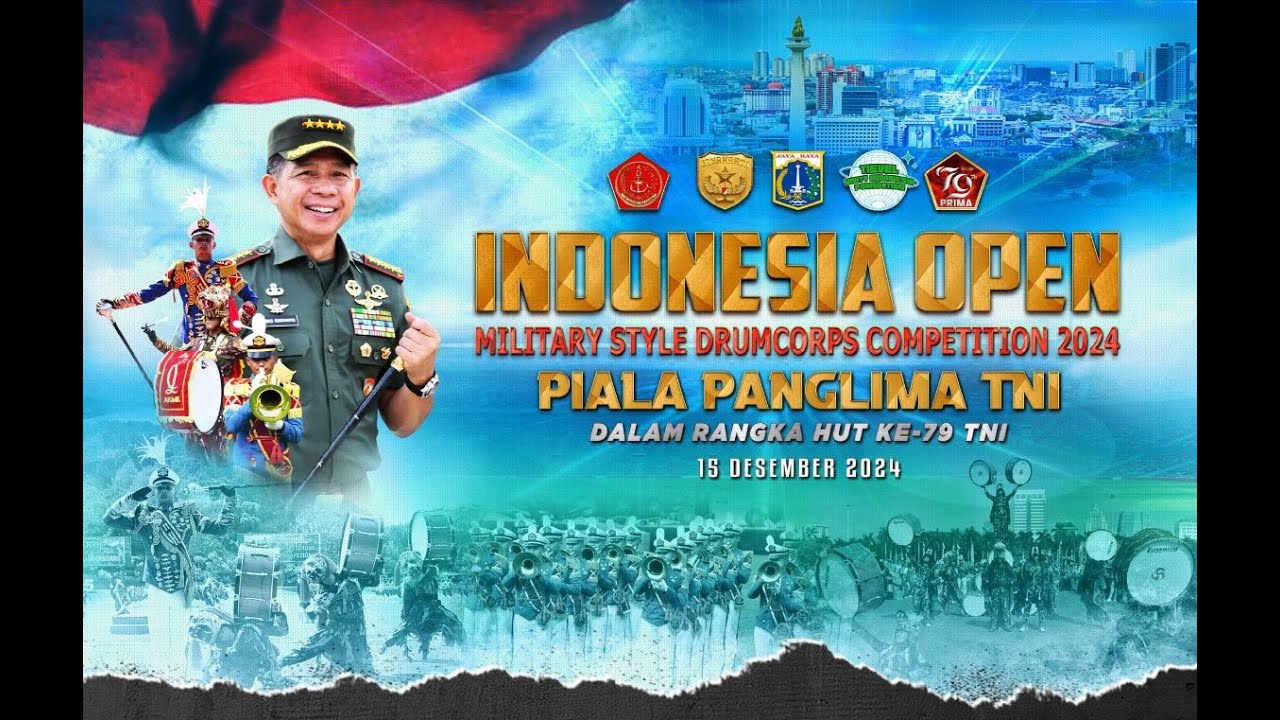 INDONESIAN OPEN MILITARY DRUMCORPS COMPETITION PANGLIMA TNI CUP 2024