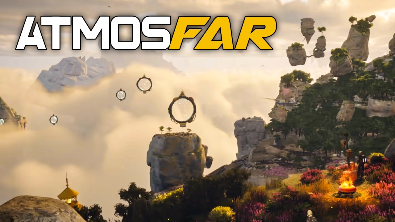 Floating island survival game that feels a bit different | AtmosFar