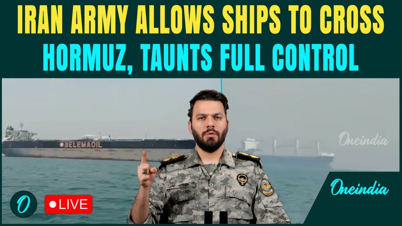 LIVE: Iran &lsquo;PERMITS&rsquo; Ship Through Hormuz Under Tight Control Amid Trump&rsquo;s Naval Blockade Tensions