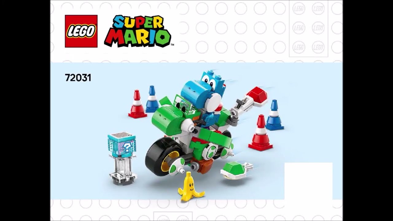 LEGO Instructions | Super Mario | 72031 | Yoshi Bike | Mario Kart