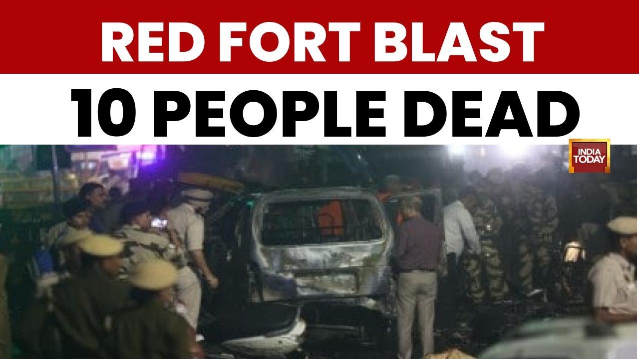 Delhi Blast: 10 Dead, 24 Injured In High-Intensity Explosion Near Red Fort