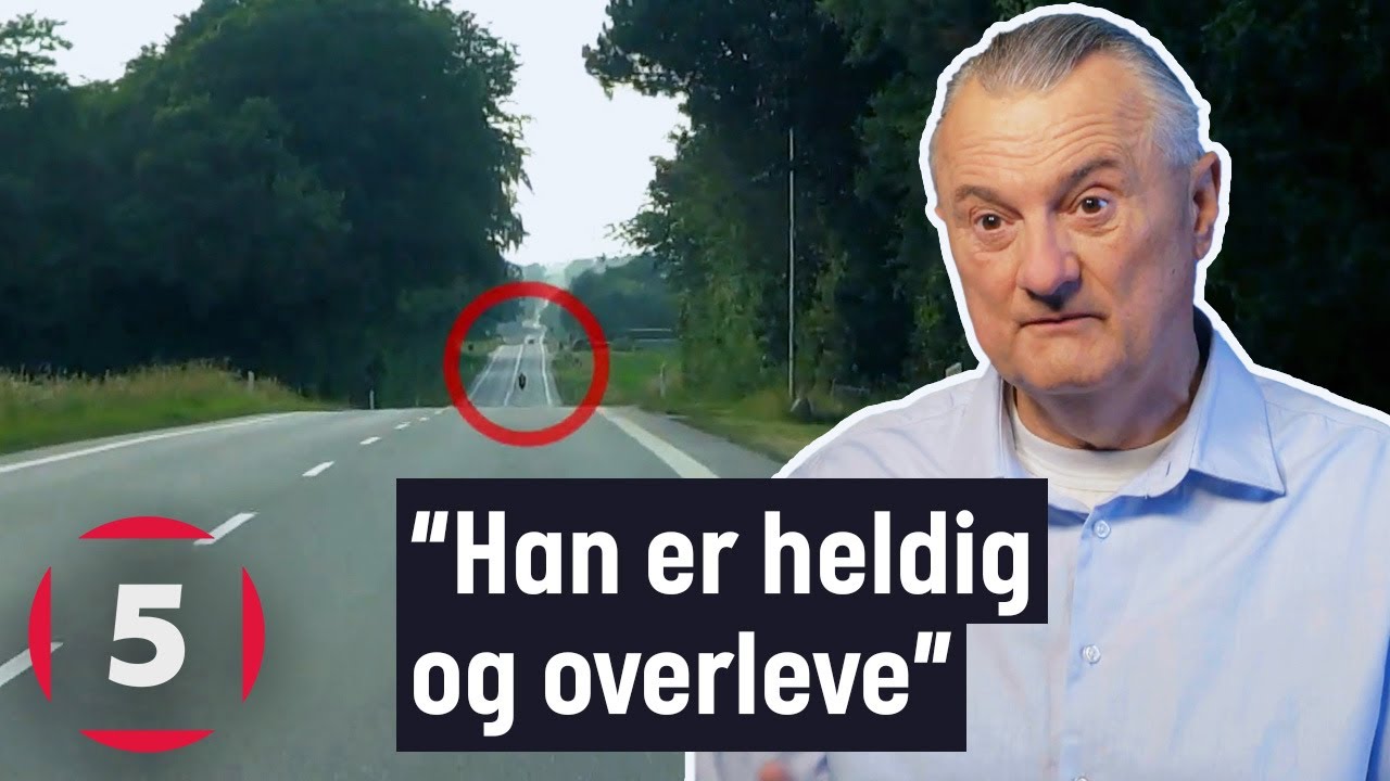 Motorcyklist heldig at overleve vanvittig kørsel! | Fanget På Politiets Kamera | Kanal 5 Danmark