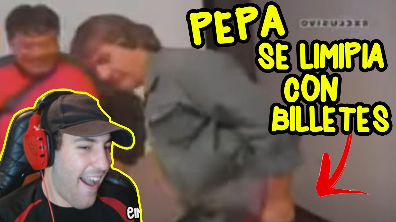 PEPA BALDESARI SE LIMPIA CON BILLETES DE UN SOBORNO🤣😱💰 (REACCI&Oacute;N)