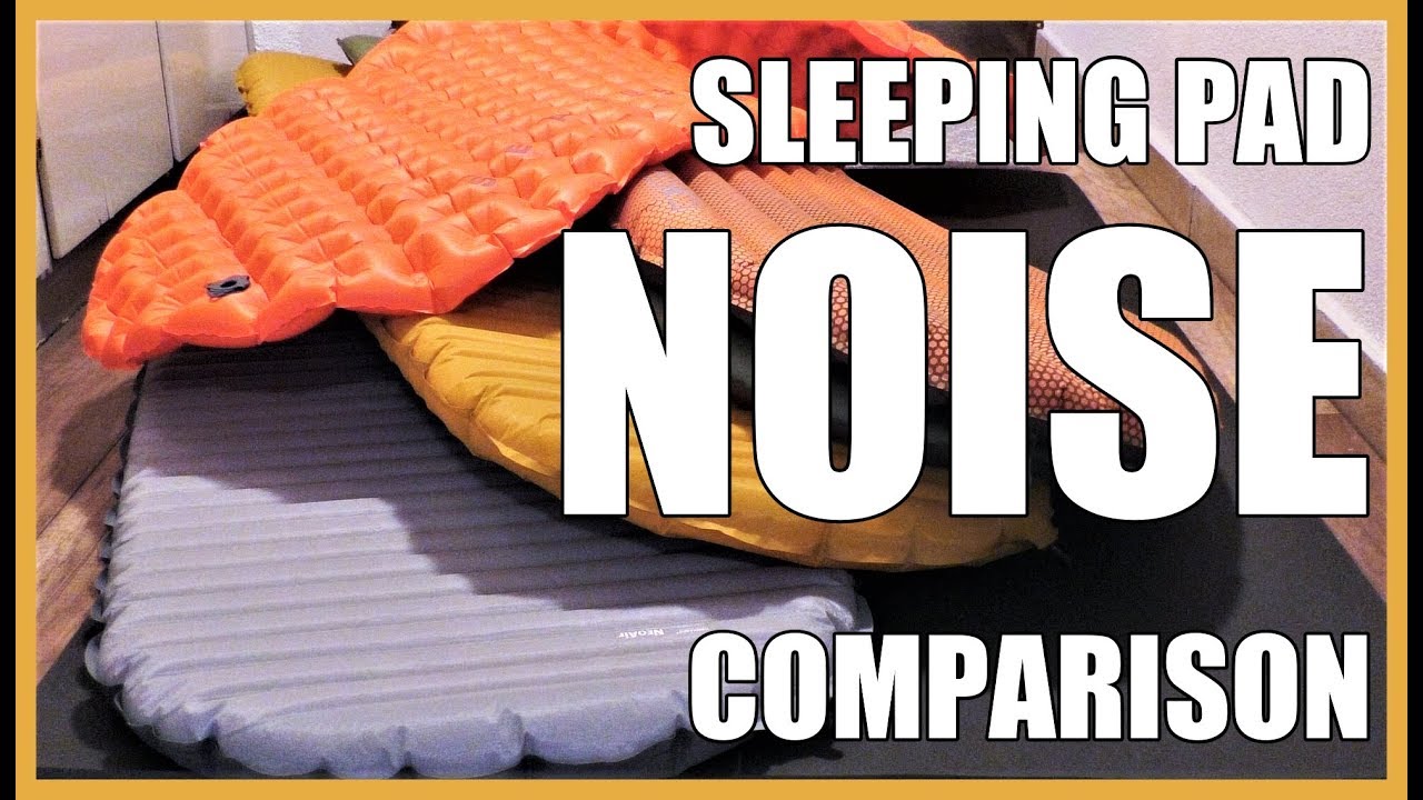 Sleeping pad NOISE comparison | Therm-A-Rest vs. Exped vs Sea to Summit
